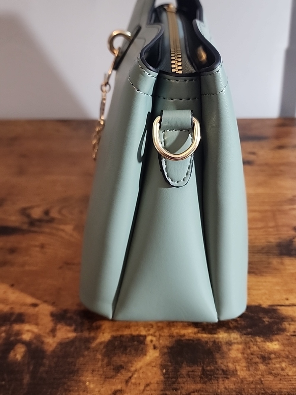 Mint Green Crossbody Bag with Butterfly Charm Firm Price Is $27 - Picture 7 of 8